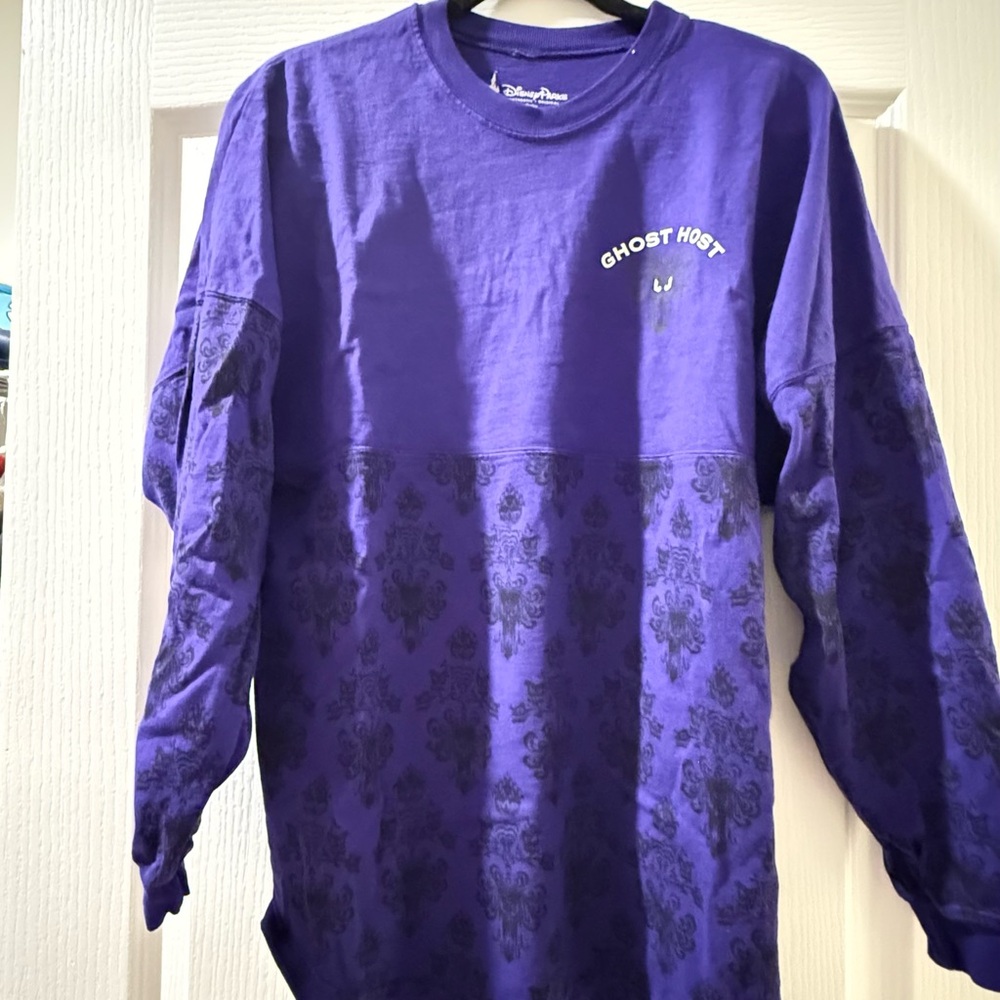 Disney Ghost Host Kids Long Sleeve Shirt - Purple